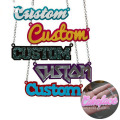 Collier personnalisé Shangjie OEM Collier Collier Collier Collier Collier Collier Custom Name Plated Plated